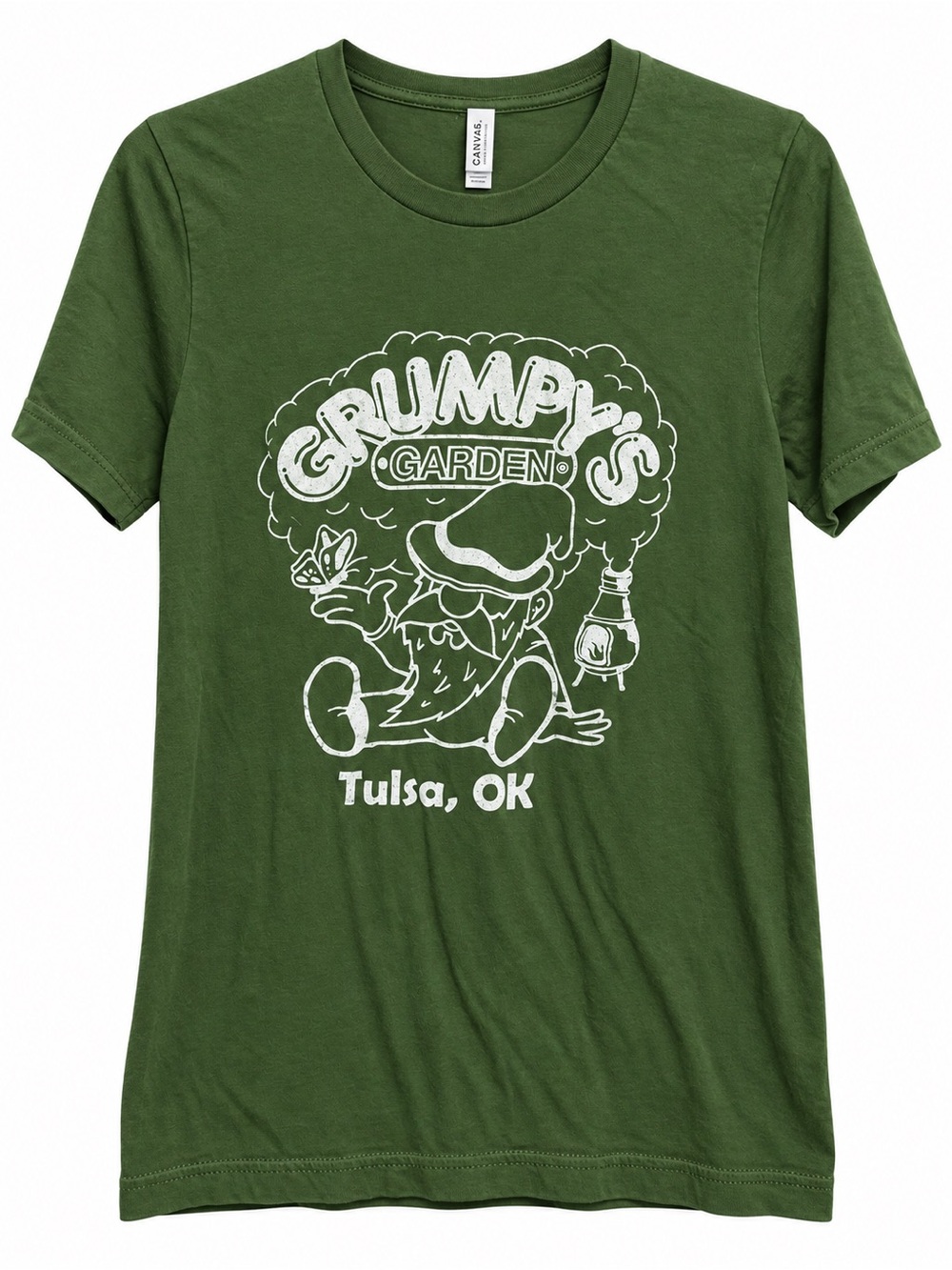 Grumpy's Garden Tulsa Graphic Short-Sleeve Tee - Green